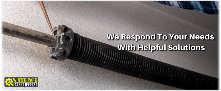 Broken Garage Door Spring Winter Park FL